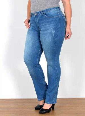 ESRA Straight-Jeans Straight Fit Jeans High
