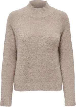 JACQUELINE de YONG Strickpullover Flauschiger Stehkragen