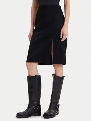 ONLY Rock aus Kunstleder Loline 15357433 Schwarz Regular Fit