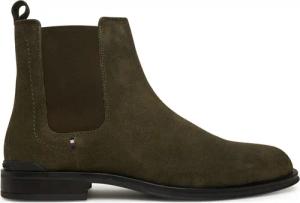 Tommy Hilfiger Klassische Stiefeletten Corporate FM0FM05580 Khakifarben