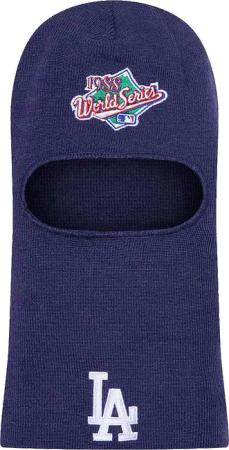 New Era MLB Los Angeles Dodgers World Series Balaclava Beanie Blau