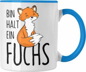 Trendation Tasse Tasse mit Fuchs-Motiv Geschenk