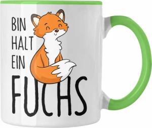 Trendation Tasse Tasse mit Fuchs-Motiv Geschenk