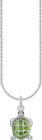 THOMAS SABO Kette mit Anhänger Schildkröten-Anhänger,