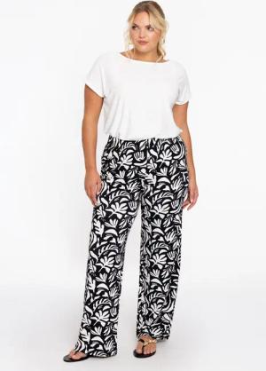YOEK Bootcuthose Damen Hose mit Druck