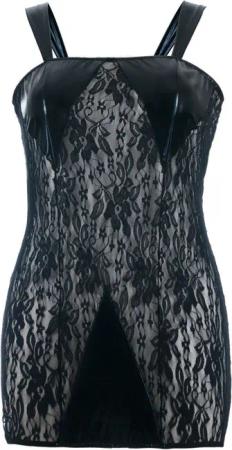 Andalea Minikleid Minikleid in schwarz -