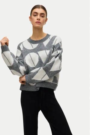 Vero Moda Pullover Love 10331432 Grau Regular Fit