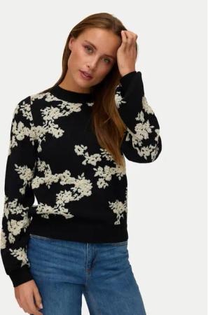 Vero Moda Pullover Nancy 10333561 Schwarz Regular Fit