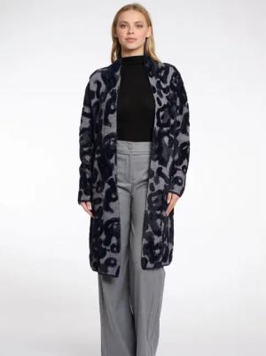 Longstrickjacke