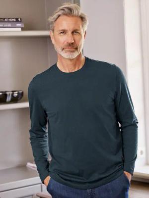 Langarm-Shirt Baumwolle