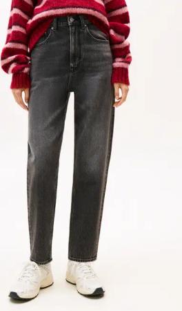 Tommy Jeans Tapered-fit-Jeans "MOM JEAN UH TPR BI0187"