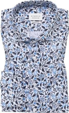 MODERN FIT Hemd in denim bedruckt
