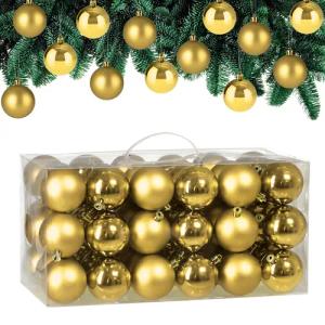 Weihnachtsbaumkugeln Gold 54-tlg