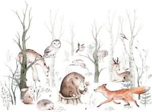 Fasana Papierserviette 20 Servietten Forest Fairytale