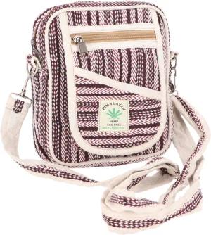 Guru-Shop Schultertasche Natürliche Schultertasche aus Hanf