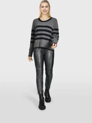 OAKWOOD Lederhose GIFT METAL Joggpants