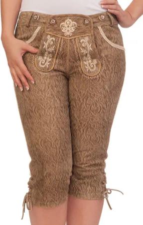 Krüger Madl Lederhose Trachtenlederhose Damen -