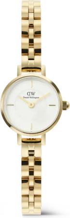 Daniel Wellington DW Uhr Petite Mini Arch 3-link White Gold 19mm Rose