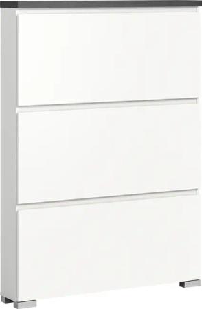 INOSIGN Schuhschrank "Skoskap, Tiefe 18cm, 3 Klappen mit Schuhwalze, Platz für 12 Schuhpaare", Schuhkipper, Schuhkommode, Schuhregal, Kommode, Anrichte