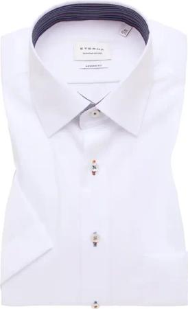 MODERN FIT Hemd in weiß unifarben