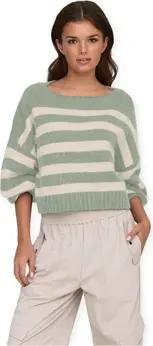 Only  Pullover Aya Life Knit - Desert Sage/Birch
