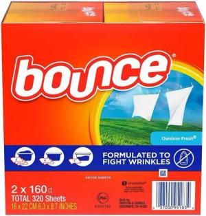 Bounce Spültuch Trocknertücher / Trocknerblätter, (320-tlg.,