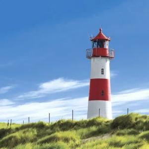 HOME FASHION Papierserviette 20 Servietten Lighthouse