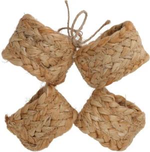 Progarden Stoffserviette 4er Set Serviettenringe -