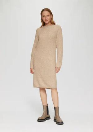 s.Oliver Minikleid Strickkleid mit Raglanärmeln