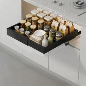 GarveeMore Küchenorganizer-Set 32-52CM Expandierbarer Ausziehbarer Schrank