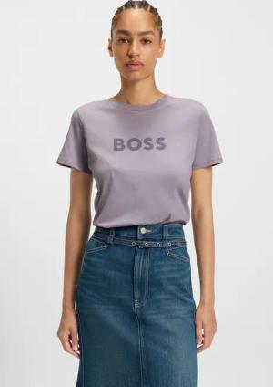 BOSS ORANGE T-Shirt "Elogo Premium Damenmode", mit BOSS-Schriftzug
