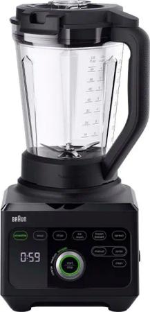 Braun Standmixer "PowerBlend 9 JB 9040 BK - 1600W, Hochleistungsmixer, 18 Programme, 3 L", 1600 W, 45.000 U/min, 10 Geschwindigkeiten, Suppenfunktion, spülmaschinenfest