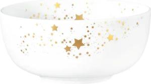Seltmann Weiden Müslischale "Liberty - Golden Stars", 1 tlg., aus Porzellan, Schale 15 cm