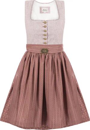 Trachten24.de Dirndl Midi Dirndl Vicki braun