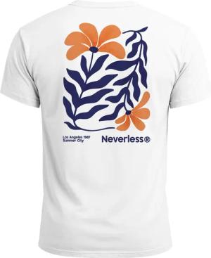 Neverless Print-Shirt Herren T-Shirt Backprint Rückendruck