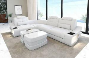 Sofa Dreams Ecksofa Ledersofa Elena Mini