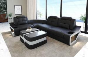 Sofa Dreams Ecksofa Ledersofa Elena Mini