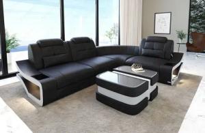 Sofa Dreams Ecksofa Ledersofa Elena Mini