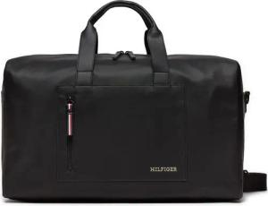 Tommy Hilfiger Wochenendtasche Th Pique Duffle AM0AM11779 Schwarz