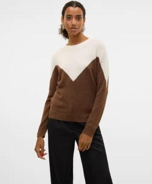 Vero Moda Strickpullover VMPLAZA LS BLOCK