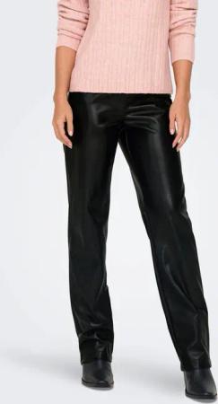ONLY Lederimitathose ONLZETA (1-tlg) Plain/ohne Details
