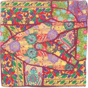 Guru-Shop Kissenbezüge Patchwork Kissenhülle, Dekokissen Bezug