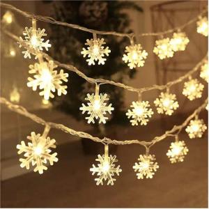 Qualra LED-Lichterkette 2/3 Stück LED Schneeflocke