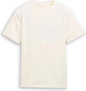 TOM TAILOR Jungen T-Shirt mit Textprint, weiß, Uni, Gr. 164