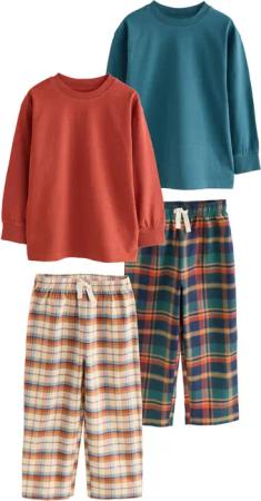 Next Pyjama Karierte Pyjamas aus Webstoff