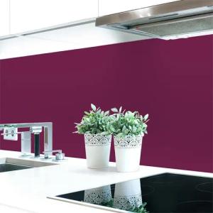 DRUCK-EXPERT Küchenrückwand Küchenrückwand Violetttöne Unifarben Hart-PVC