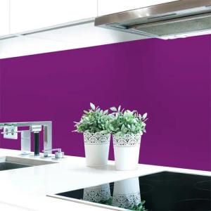 DRUCK-EXPERT Küchenrückwand Küchenrückwand Violetttöne Unifarben Hart-PVC
