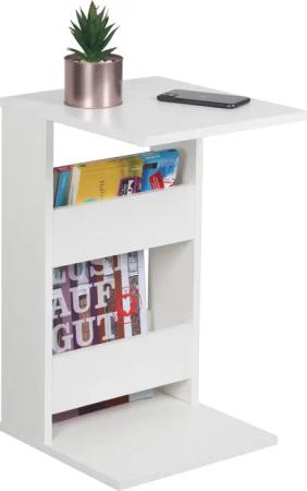 RICOO Beistelltisch WM042-WM, Sofatisch mit Stauraum