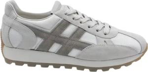 Hogan Low-Top Sneaker - White Lace-Up Sneakers - Gr. 9 - in Weiß - für Damen