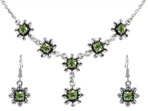 Trachtenland Kette mit Anhänger Blumen Collier